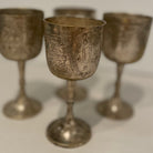 Vintage Silver Plated Aperitif Glass